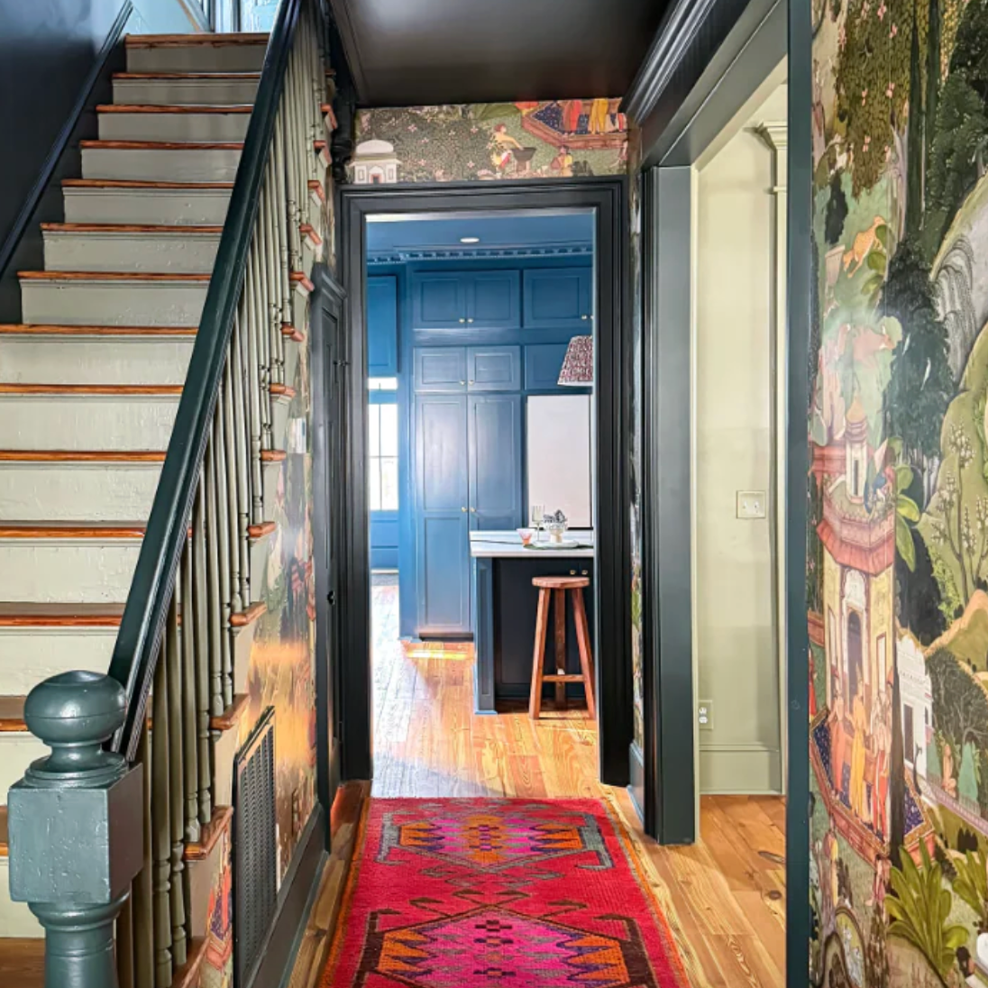 Where to stop wallpaper - Gray Benko Home