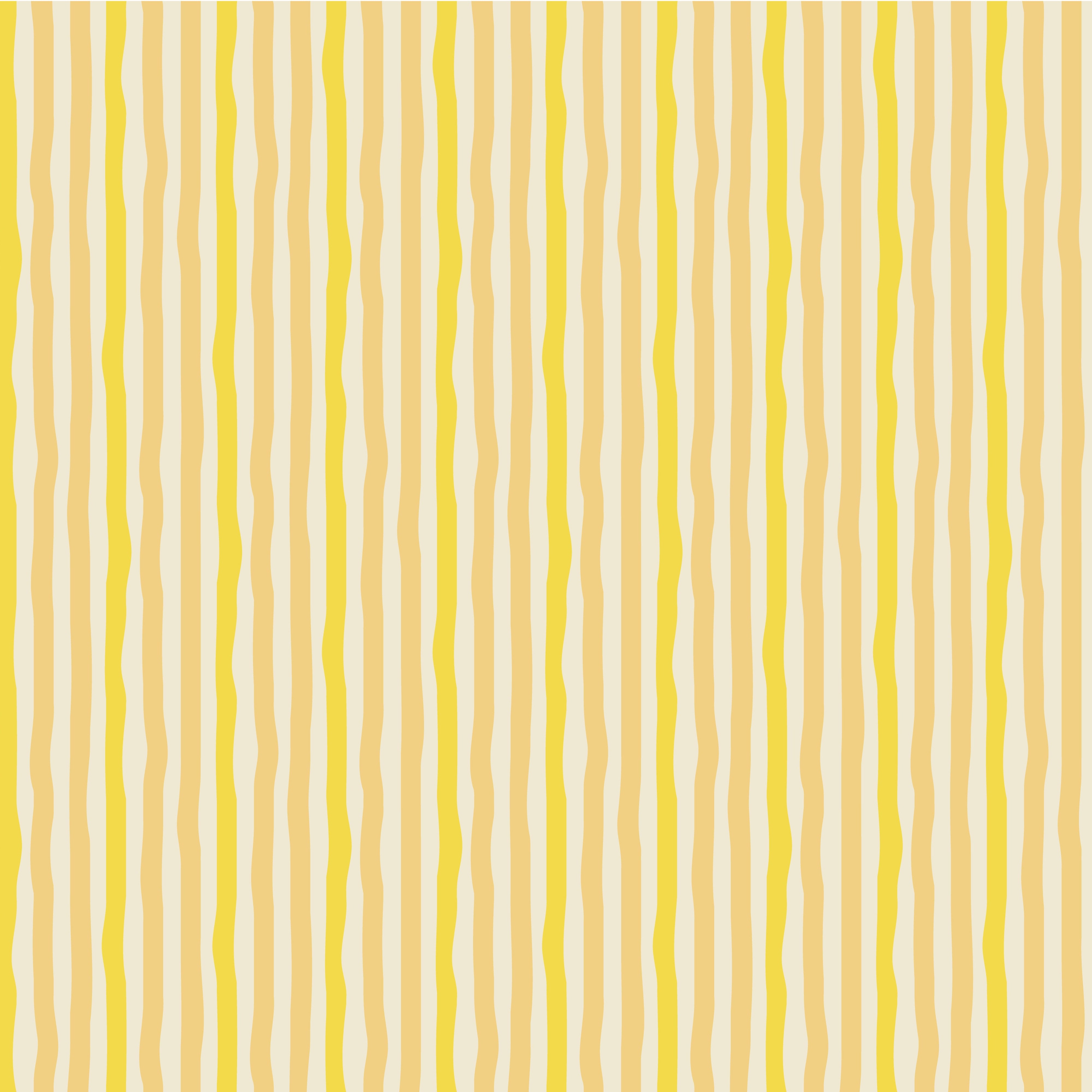 A roll of yellow wallpaper with a striped pattern.
