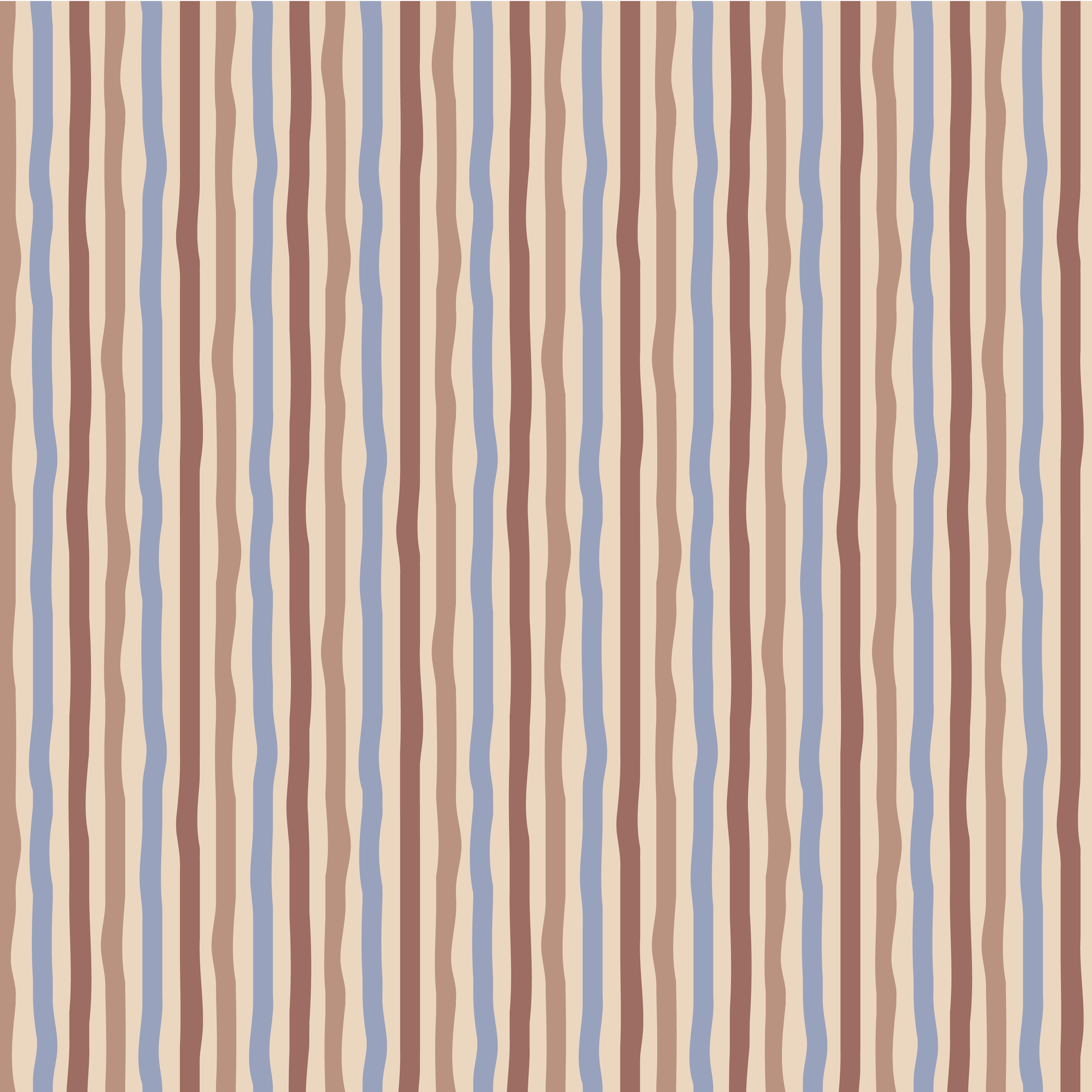 A wallpaper with a striped pattern featuring brick and periwinkle colors.