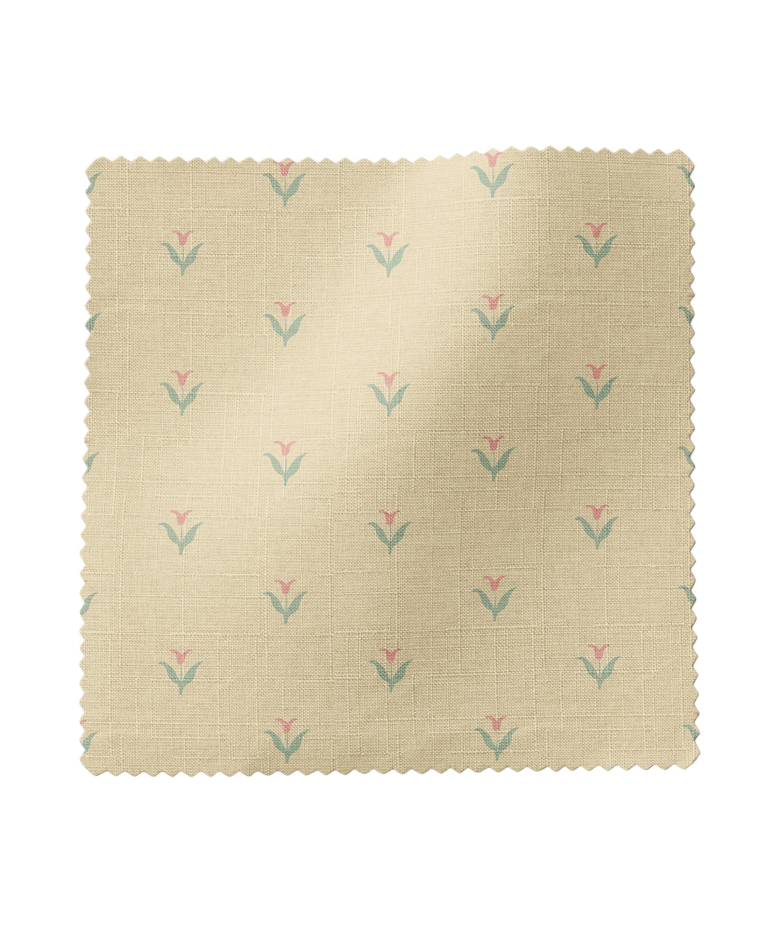 Cottagecore fabric in sage and ivory
