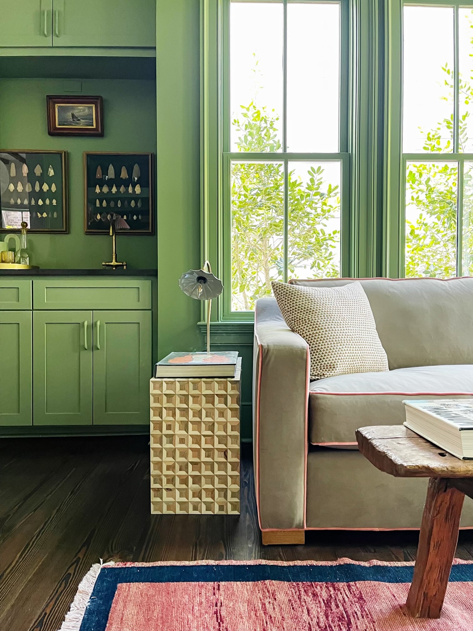 Green paint color for living room