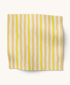 Yellow striped fabric by Gray Benko Home