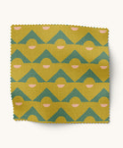 Fun, colorful fabric with geometric pattern