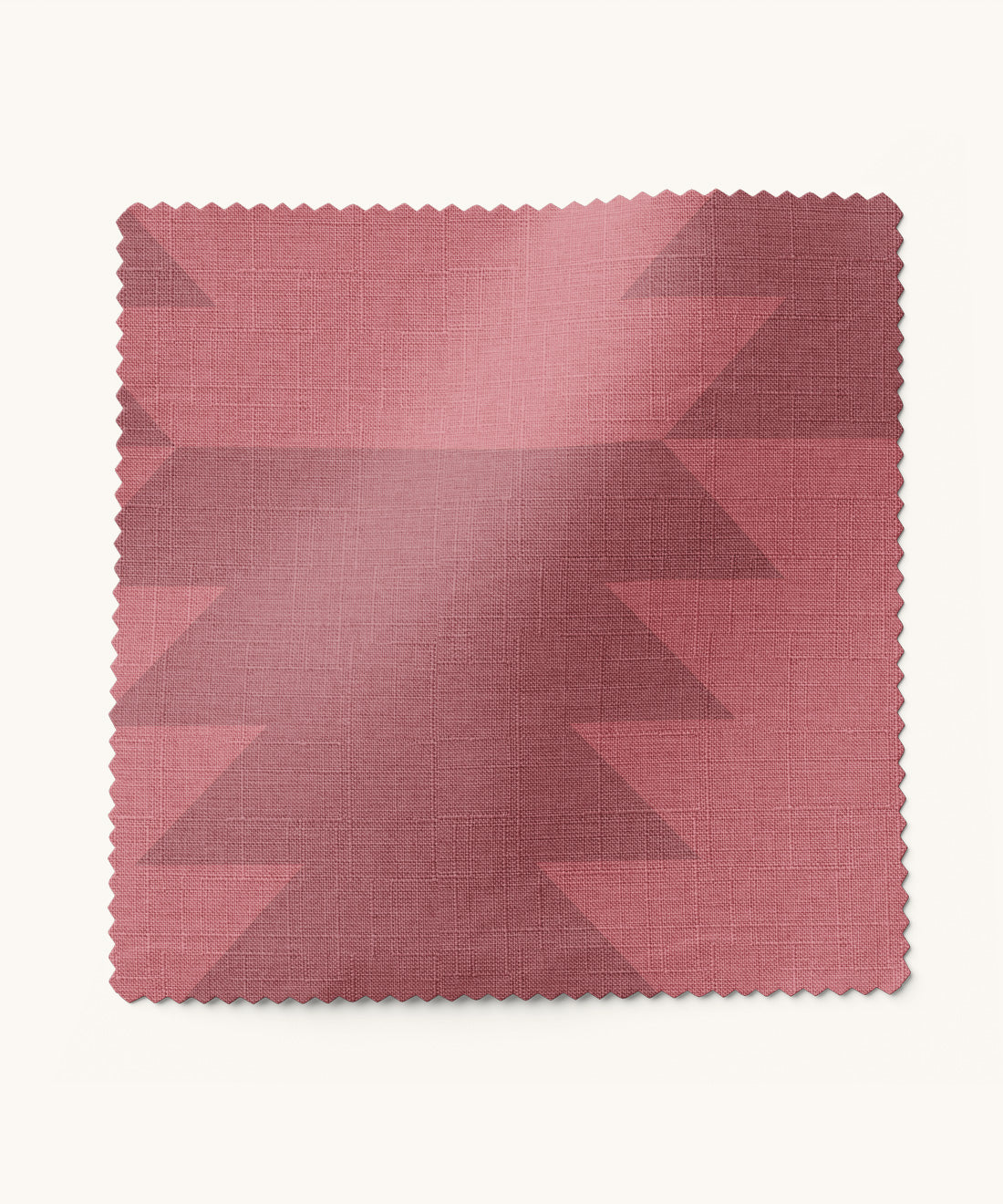 Magenta geometric fabric by Gray Benko