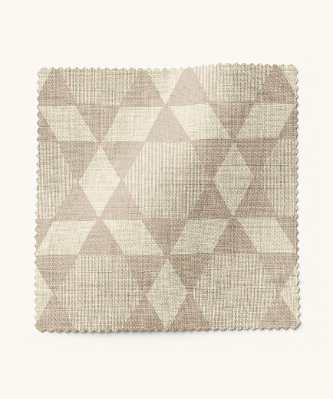 Neutral geometric patterned fabric