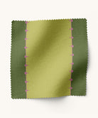 Striped fabric in dark and light green