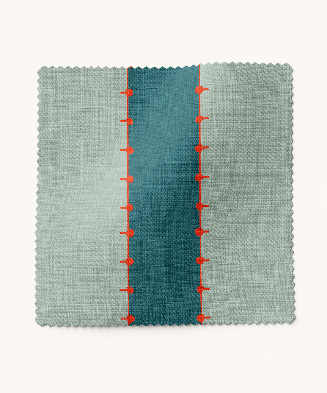 Striped fabric in dark and light blue