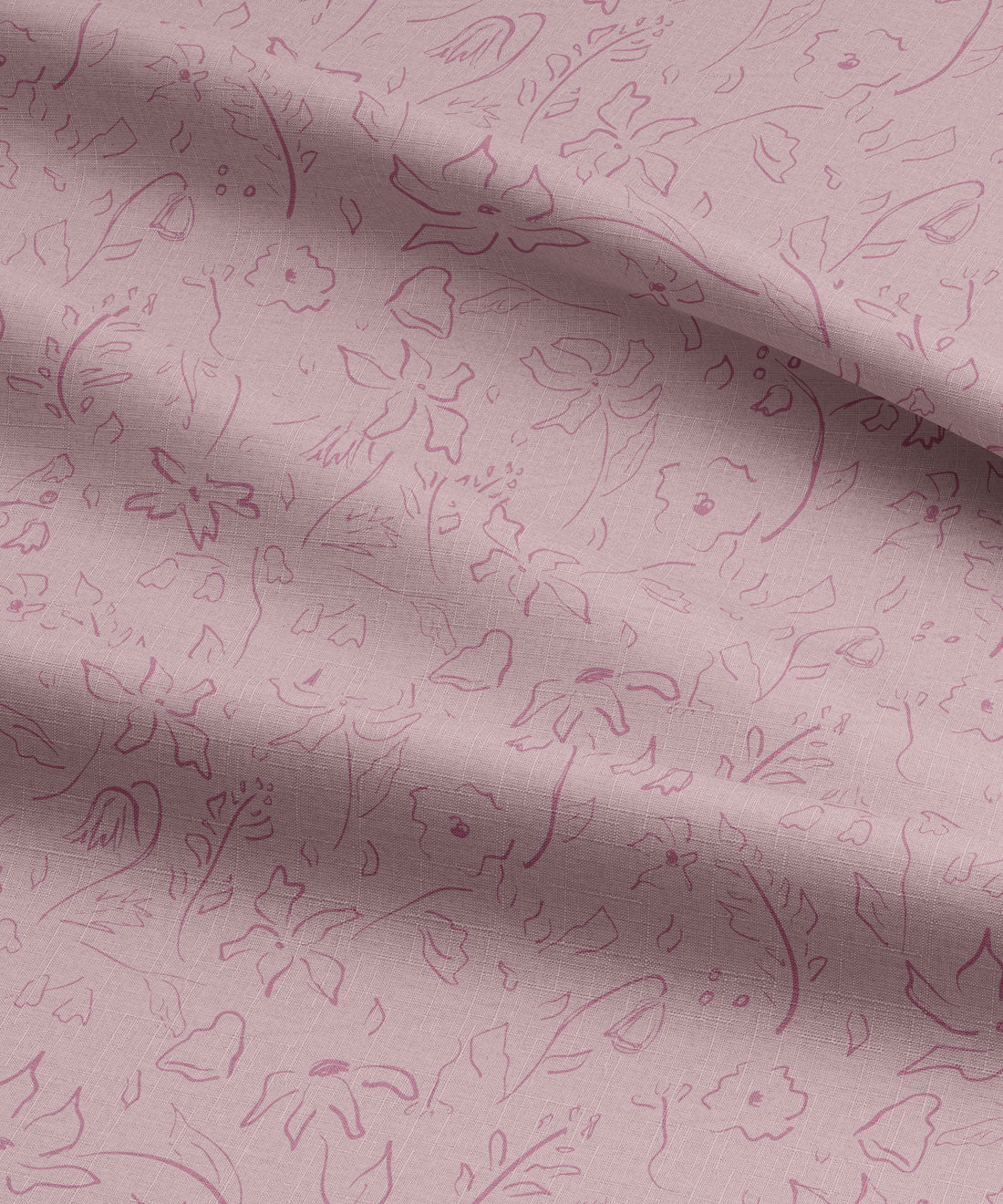 floral patterned fabric in purple