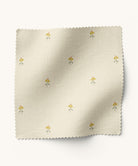 Dainty floral patterned fabric in ivory by Gray Benko Home