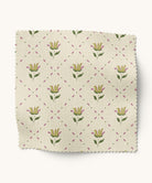 Trellis and Floral Patterned fabric by Gray Benko Home