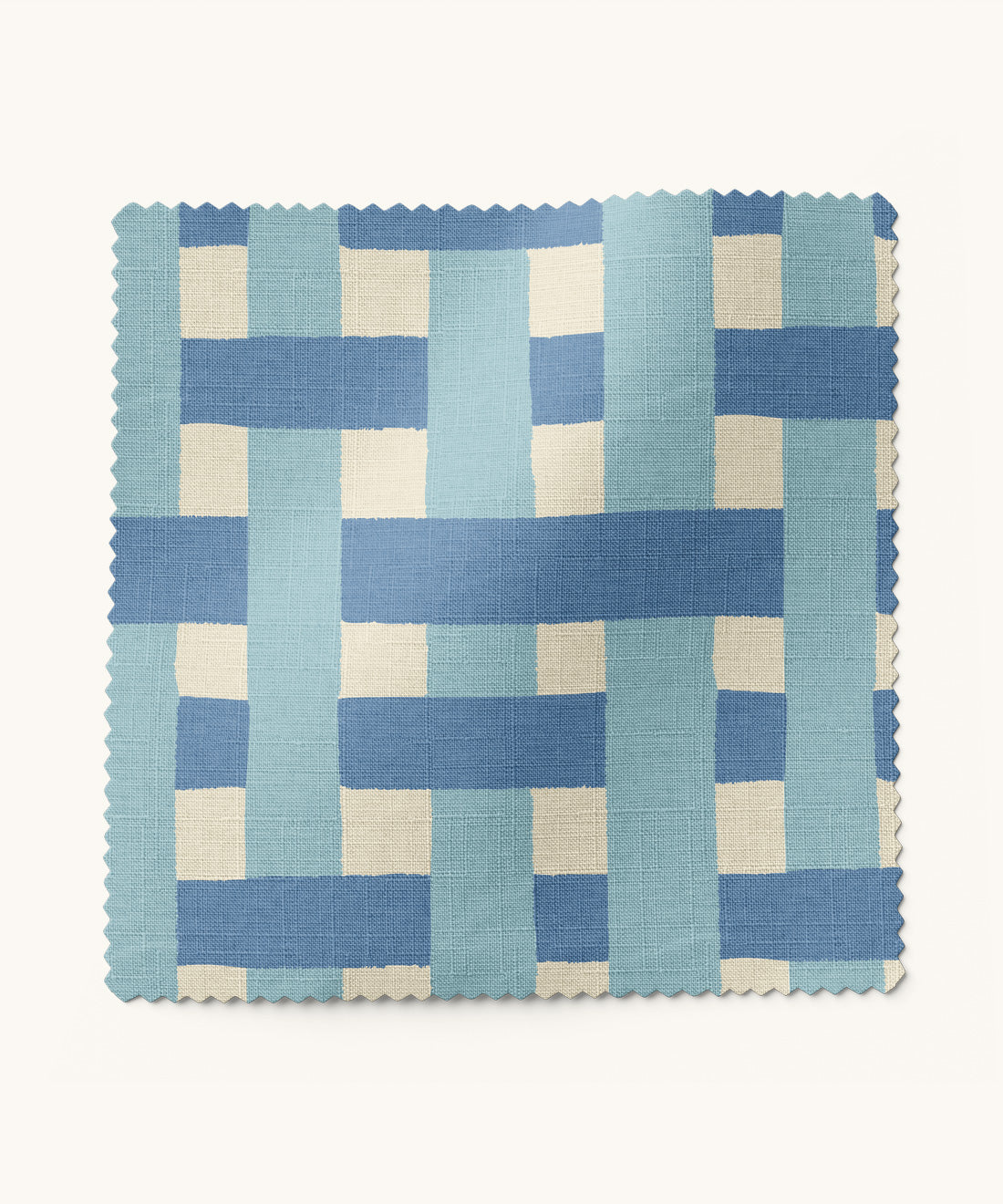 Blue woven patterned fabric 