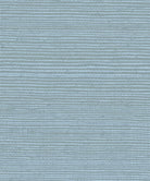 Textured blue grasscloth wallpaper