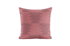 Geometric patterned pillow in magenta