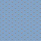A section of wallpaper with a pattern of periwinkle blue and brown flowers