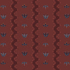 Gray Benko Home Rowe Stripe in Cinnamon Wallpaper
