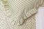 The Libba Grace Ruffled Euro in Carlisle Stripe in Eloise by Wheaton Whaley Home