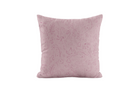 Whimsical, floral patterned pillow in lavender