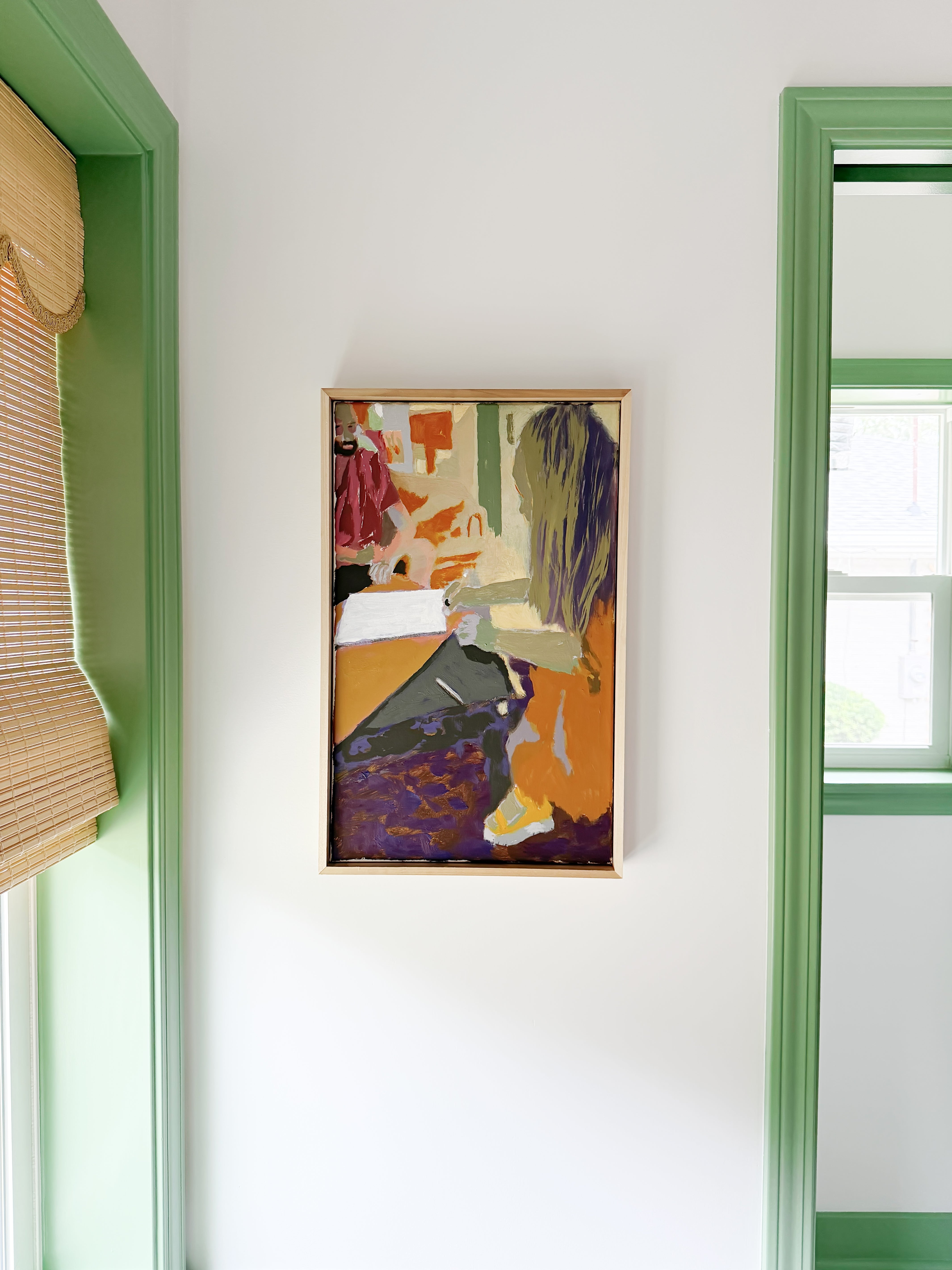 Green color for kitchen